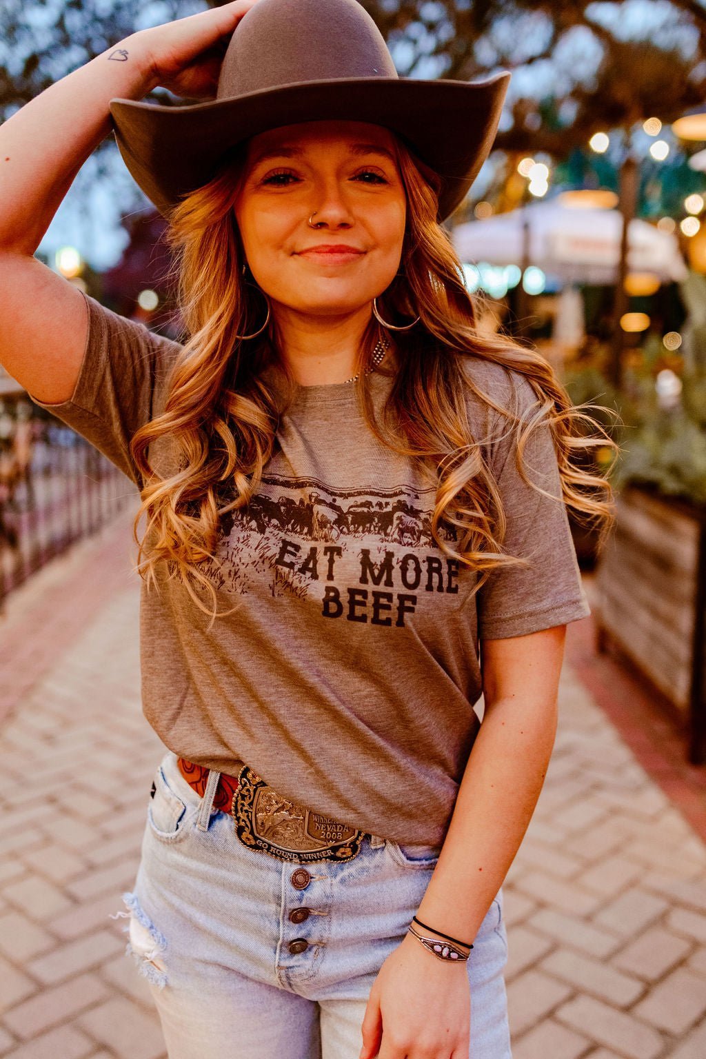 Eat More Beef Western Graphic Tee - Rooted & Reckless Co.