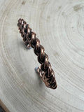 Elaine Tahe Navajo Copper Bracelet — Slim 5/16" Wide (Fits Up to 6 7/8" Wrist) - Rooted & Reckless Co.