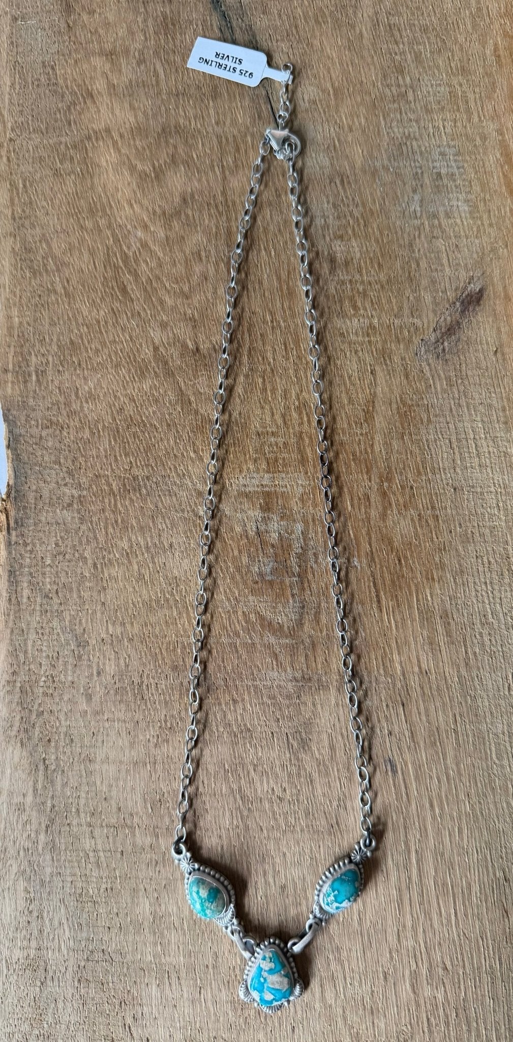 Emerald Valley Sterling Silver Chain Necklace - Rooted & Reckless Co.