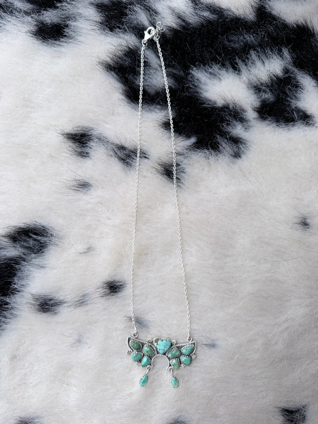Emerald Valley Sterling Silver Necklace-1499 - Rooted & Reckless Co.