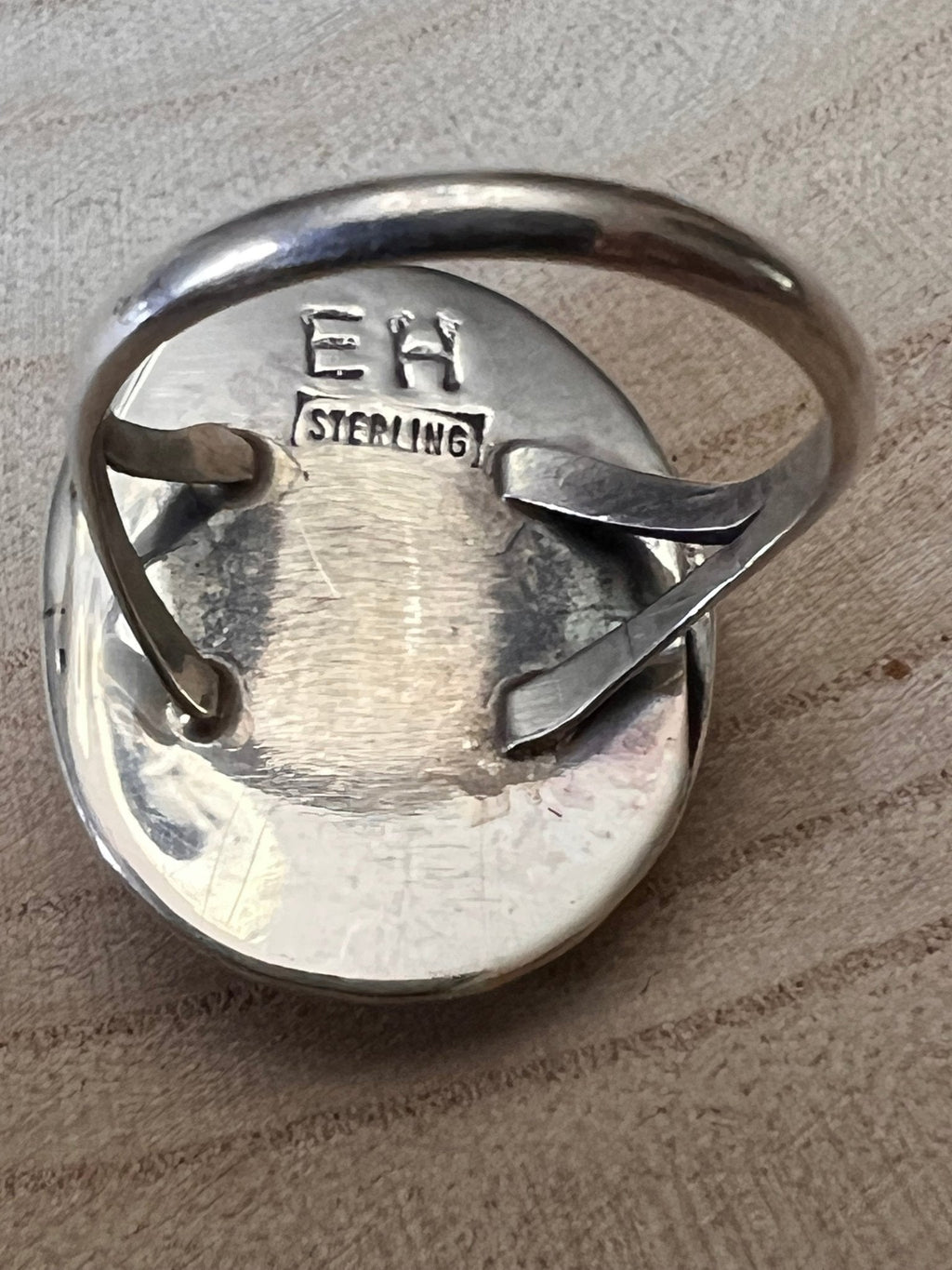 Ernest Hawthorne Navajo Spiny Oyster & Sterling Silver Ring — Size 8 - Rooted & Reckless Co.