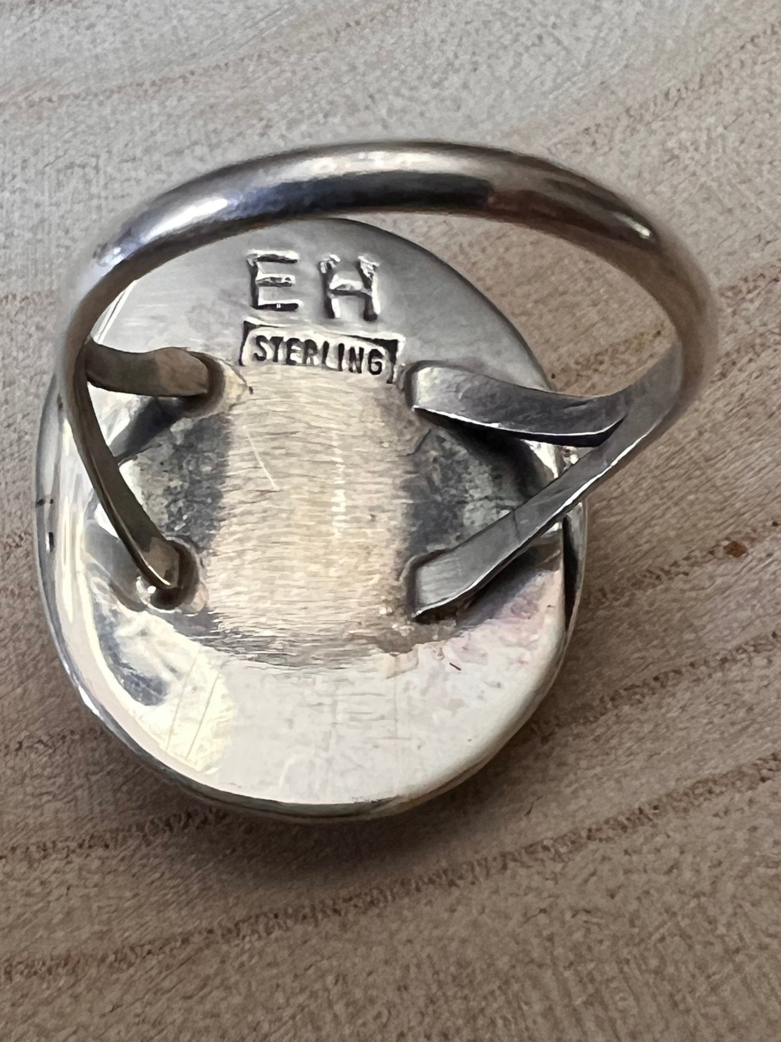 Ernest Hawthorne Navajo Spiny Oyster & Sterling Silver Ring — Size 8 - Rooted & Reckless Co.