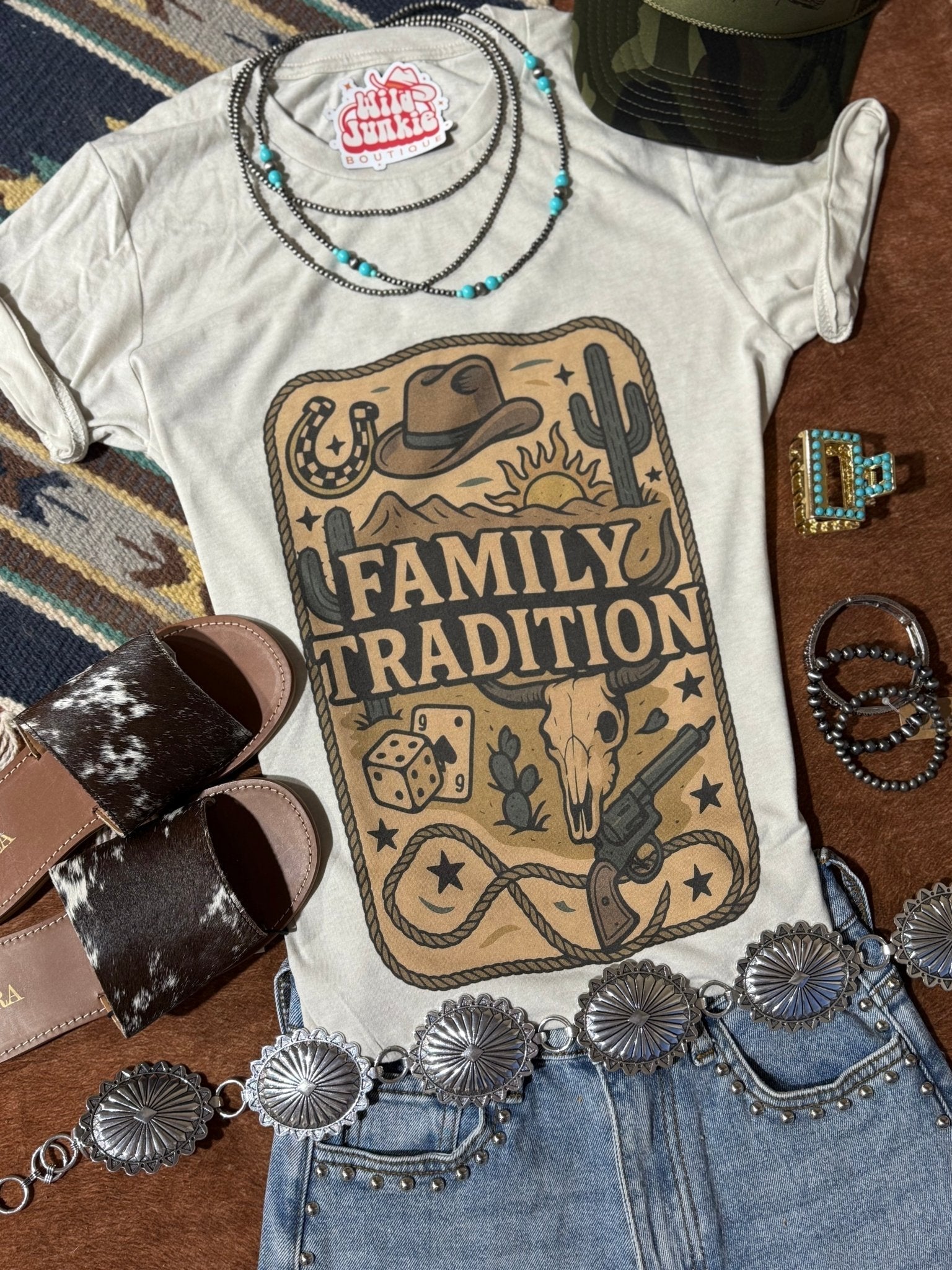 Family Tradition Graphic Tee - Rooted & Reckless Co.
