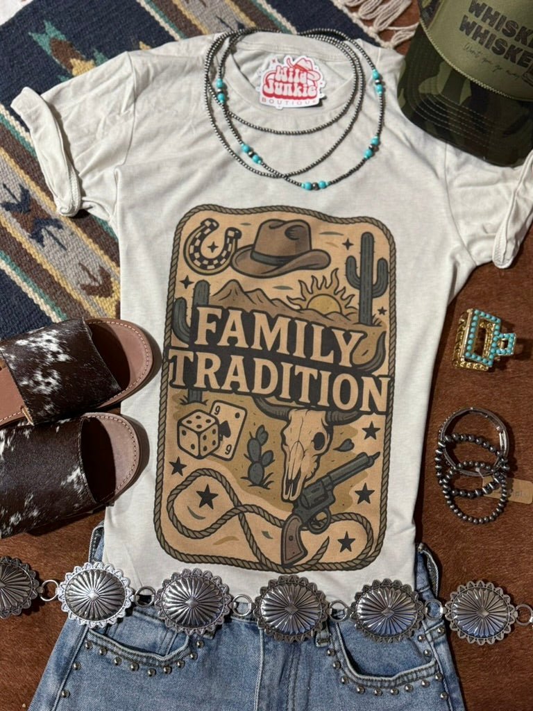 Family Tradition Graphic Tee - Rooted & Reckless Co.