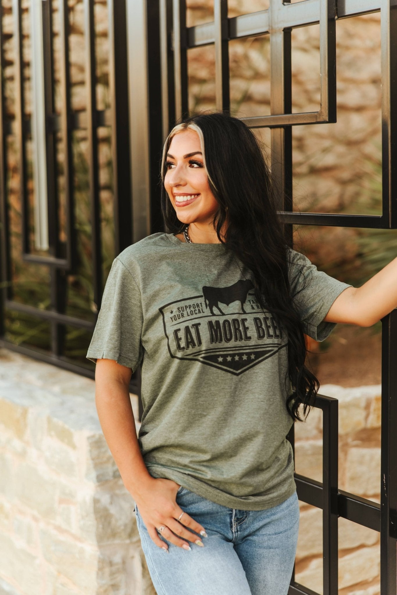 Farmers & Ranchers Eat More Beef Graphic Tee - Rooted & Reckless Co.