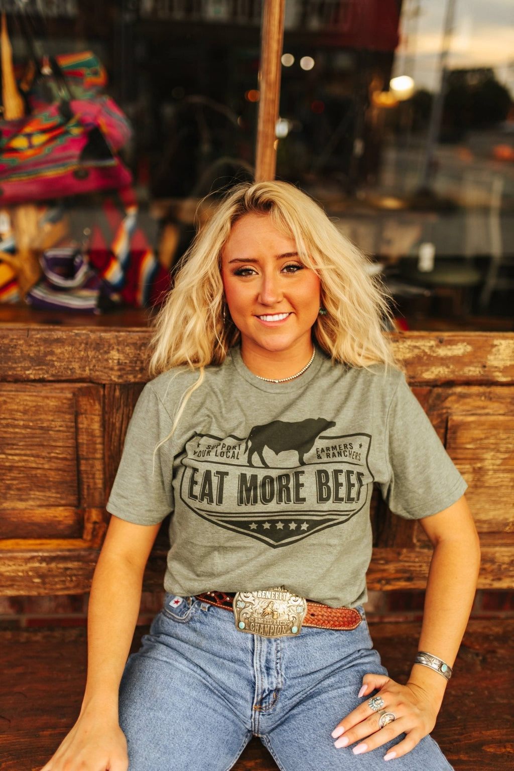 Farmers & Ranchers Eat More Beef Graphic Tee - Rooted & Reckless Co.