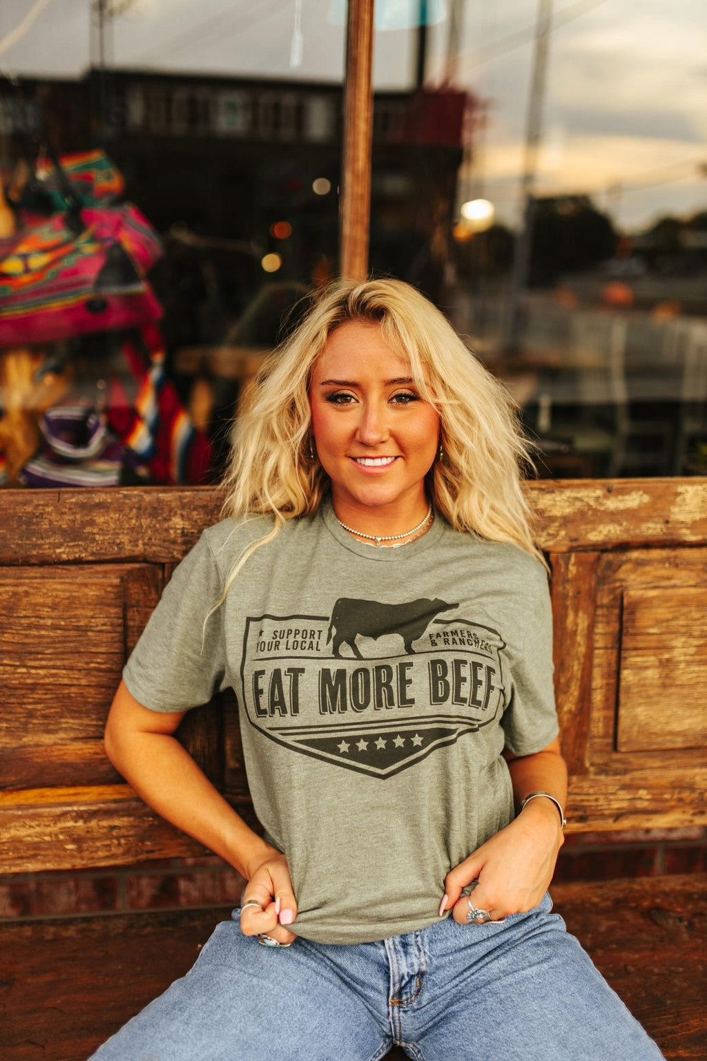 Farmers & Ranchers Eat More Beef Graphic Tee - Rooted & Reckless Co.