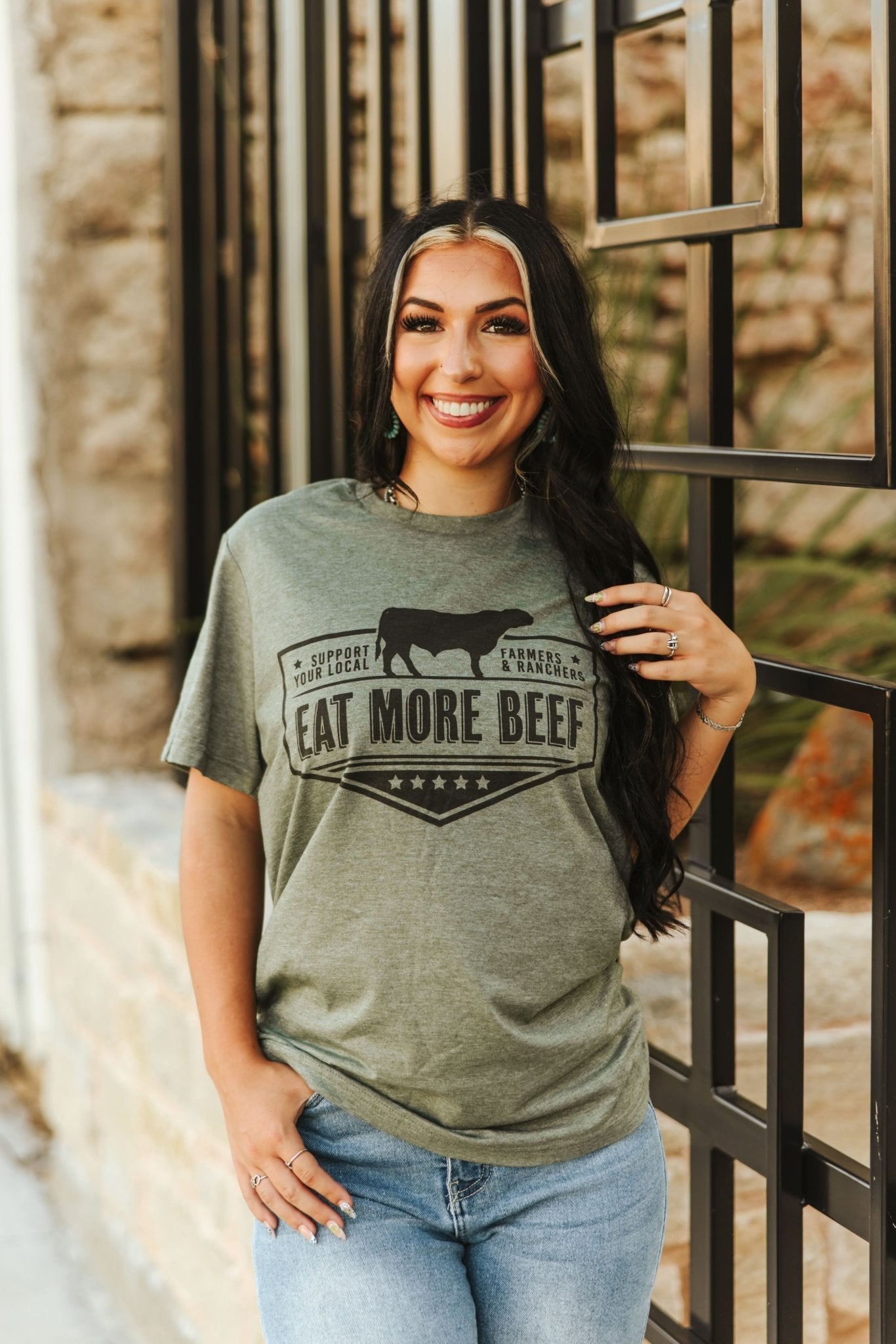 Farmers & Ranchers Eat More Beef Graphic Tee - Rooted & Reckless Co.