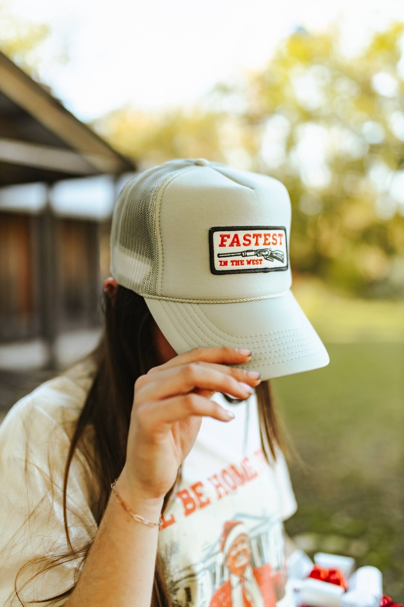 Fastest in the West Patch Trucker Hat - Rooted & Reckless Co.