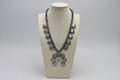 Faux Buffalo Coin Squash Blossom & Earring Set - Rooted & Reckless Co.
