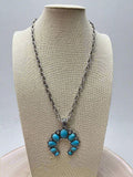 Faux Naja Pendant Necklace & Earring Set - 20 inch necklace - Rooted & Reckless Co.