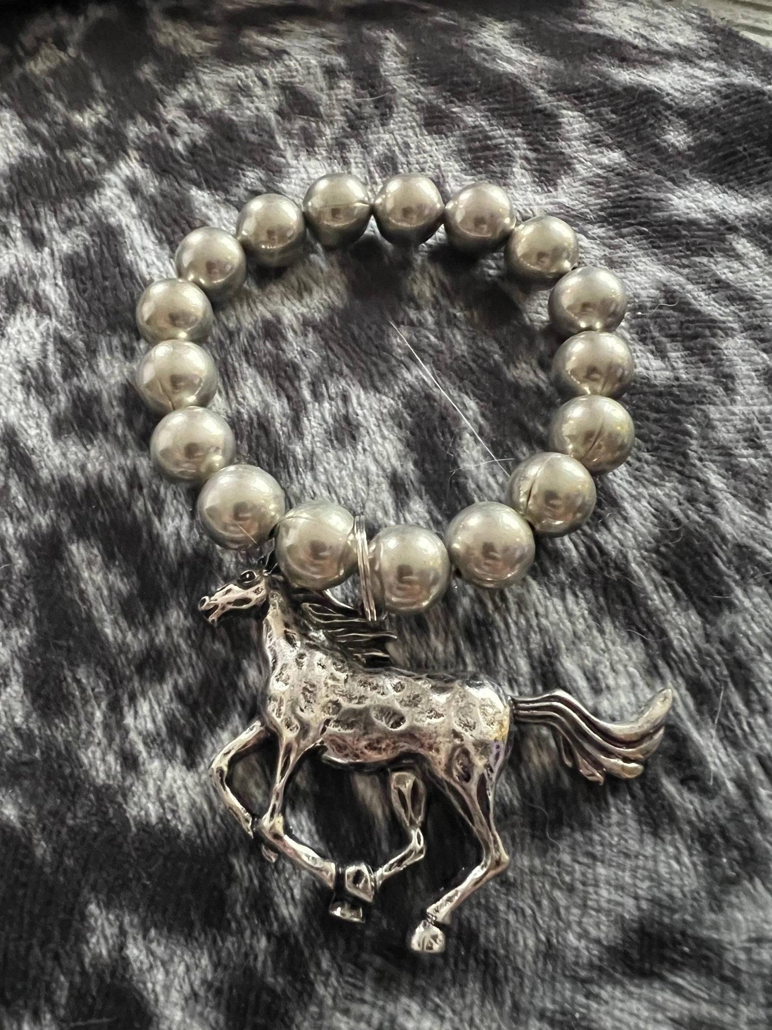 Faux Pearl Charm Bracelet - Rooted & Reckless Co.