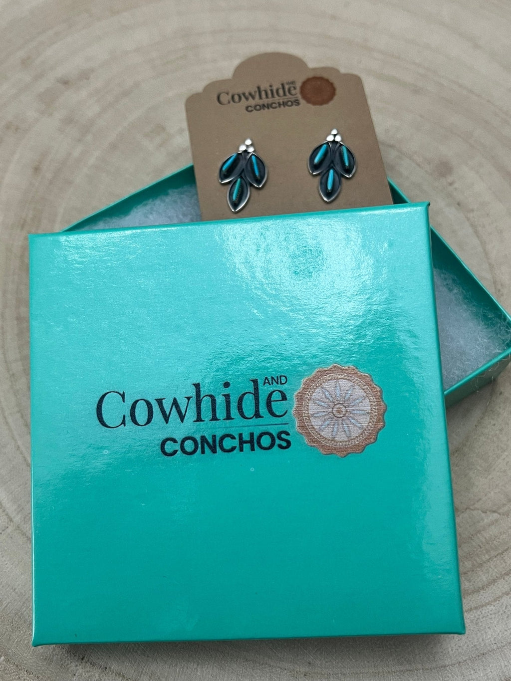 Fernando Othole Zuni Turquoise Sterling Silver Post Earrings - Rooted & Reckless Co.