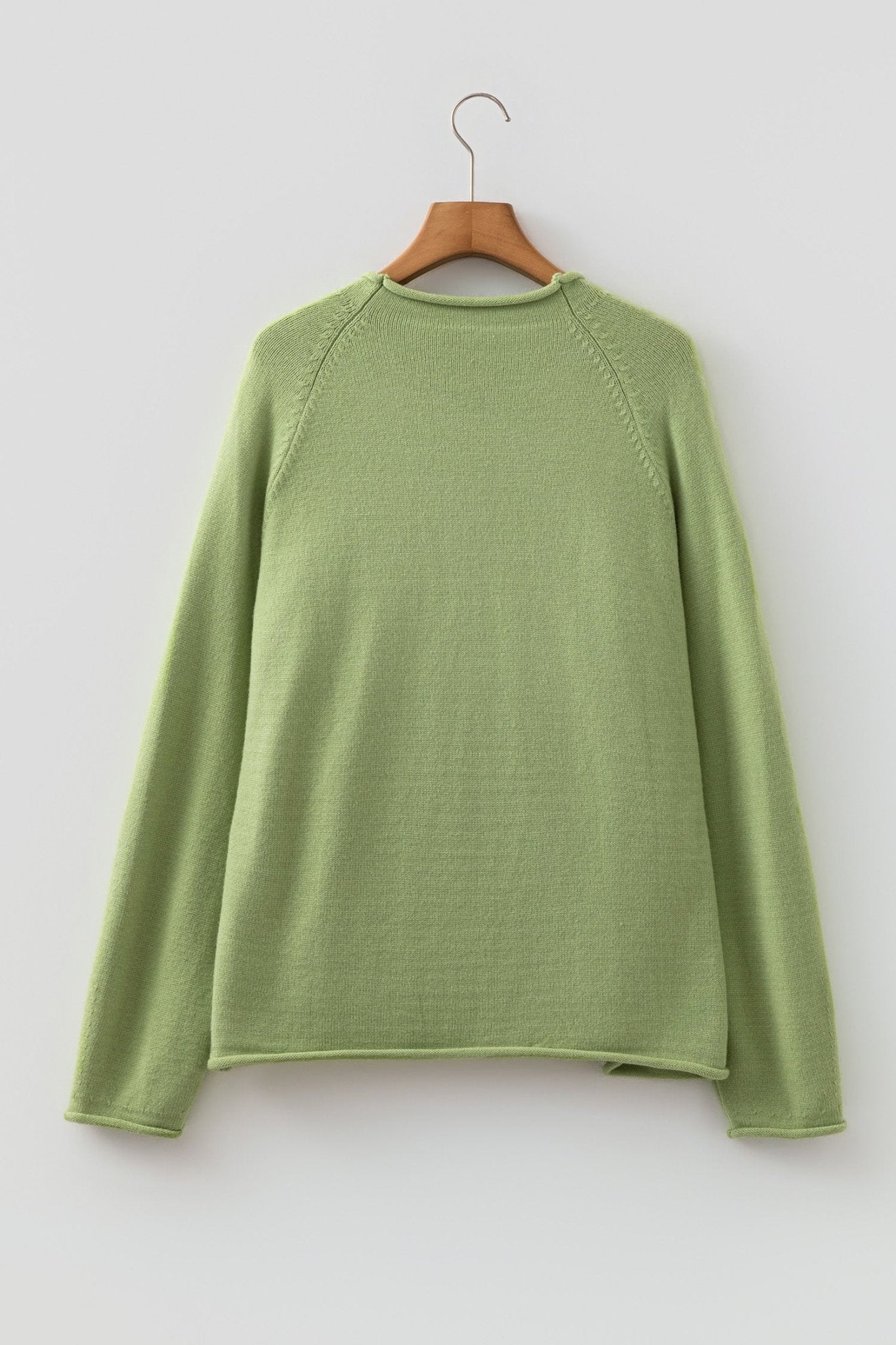 Fish Knit Oversized Round Neck Sweater - Rooted & Reckless Co.