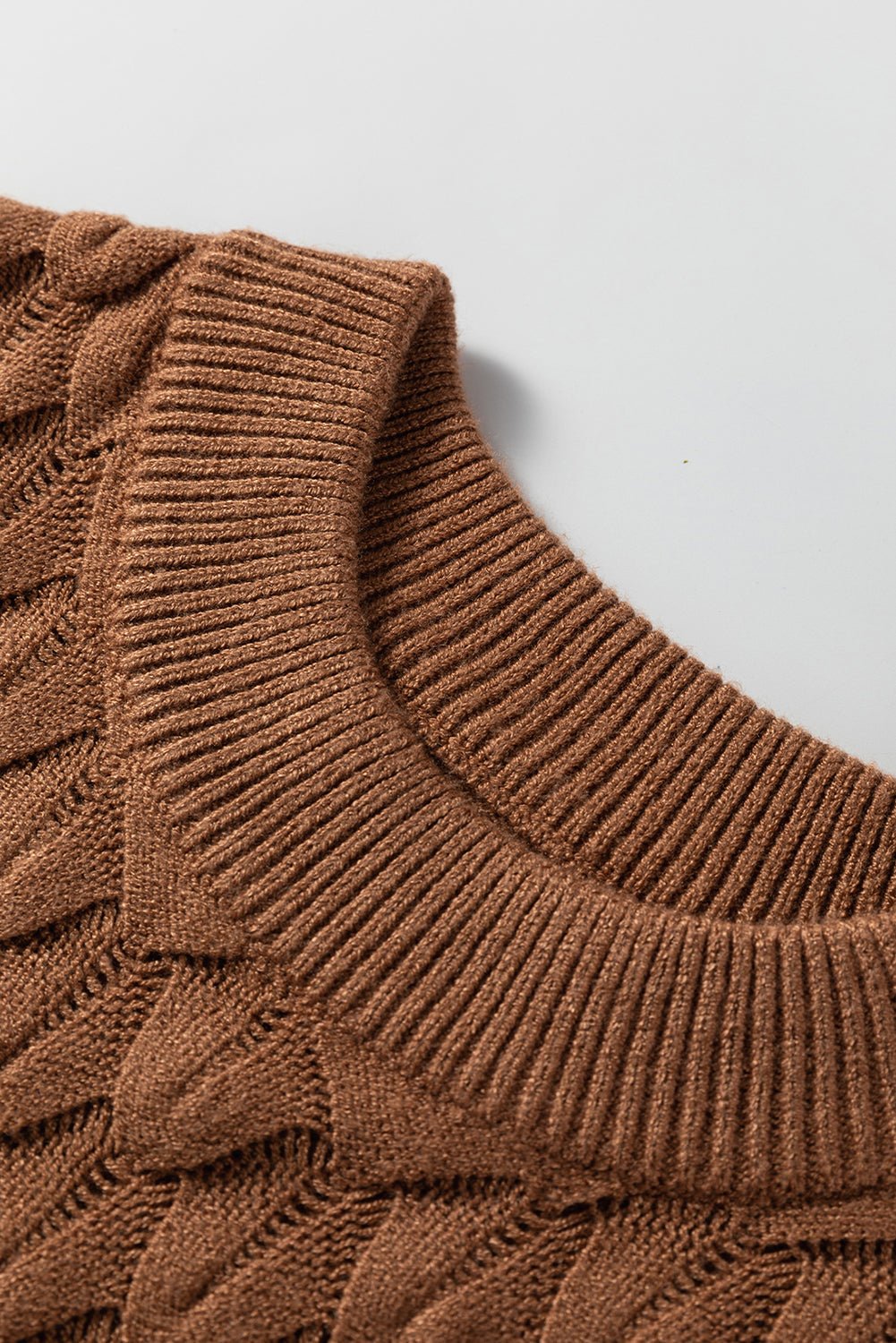 Fish Scale Textured Knit Short Sleeve Sweater - Rooted & Reckless Co.