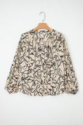 Floral Batwing Sleeve Button-Up Shirt - Rooted & Reckless Co.