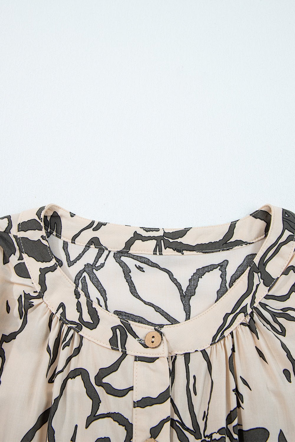 Floral Batwing Sleeve Button-Up Shirt - Rooted & Reckless Co.