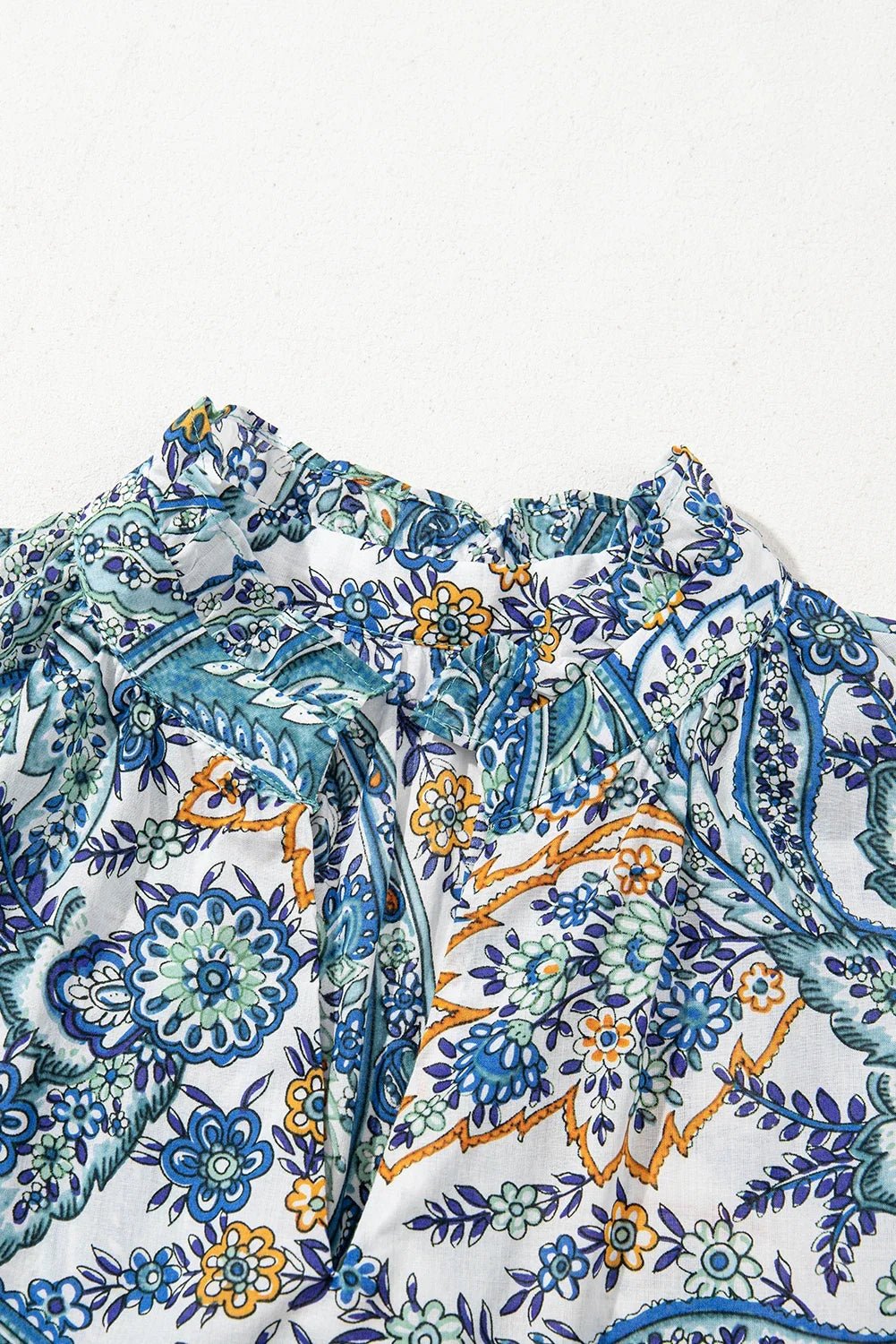 Floral Boho V-Neck Short Sleeve Mini Dress - Rooted & Reckless Co.