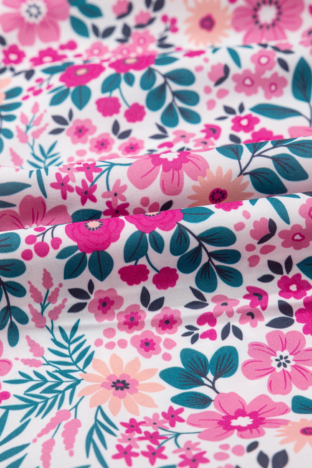 Floral Buttoned Collar Short Sleeve Mini Dress - Rooted & Reckless Co.