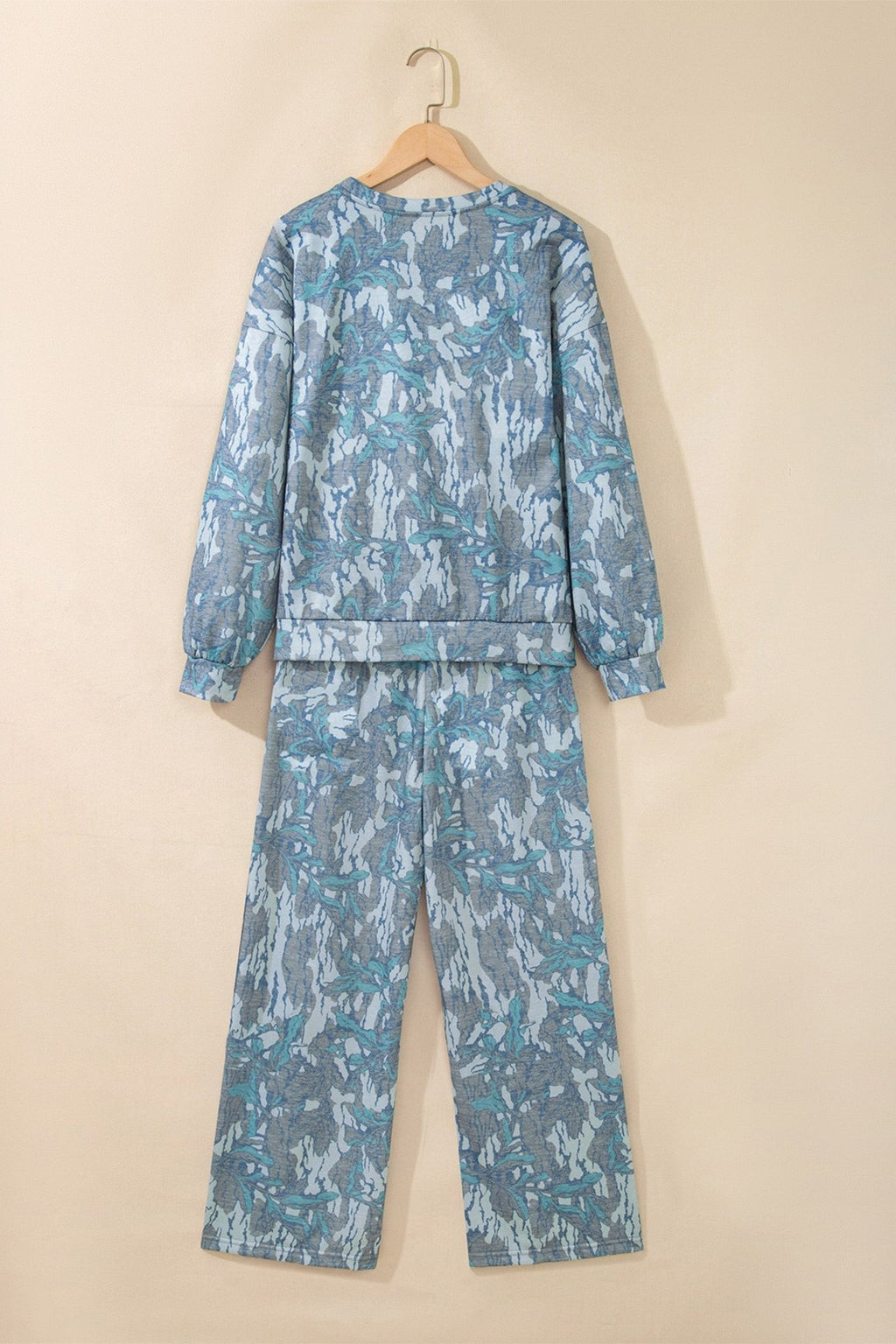 Floral Camo Sweatshirt & Drawstring Pants Set - Rooted & Reckless Co.