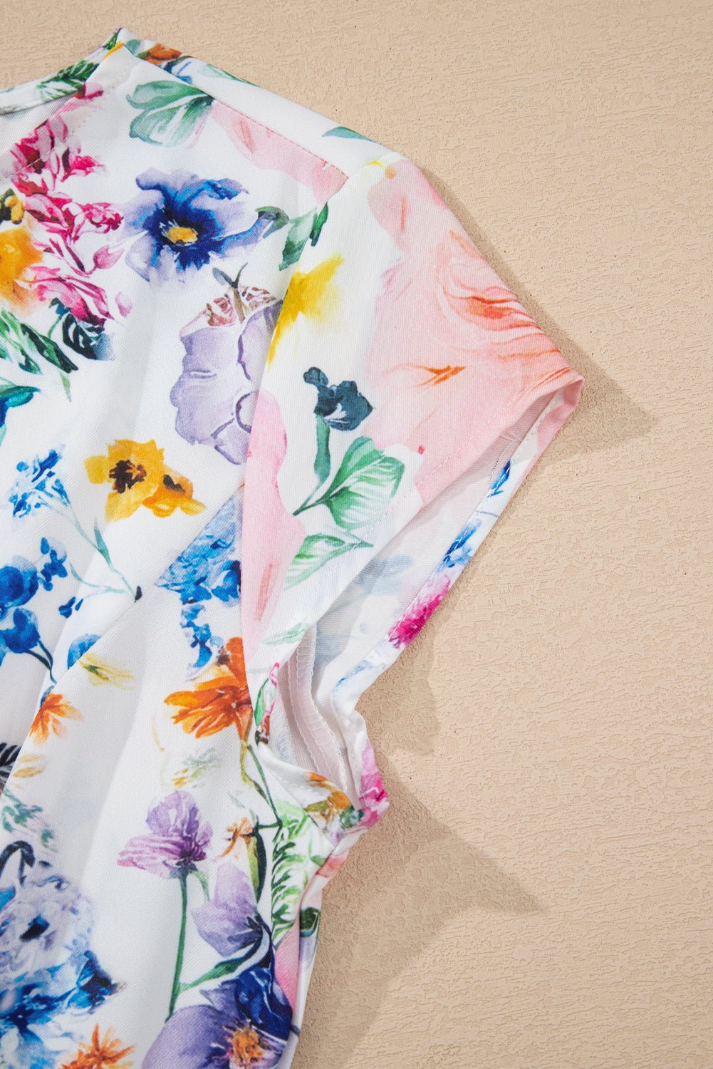 Floral Cap Sleeve Boydycon Mini Dress - Rooted & Reckless Co.
