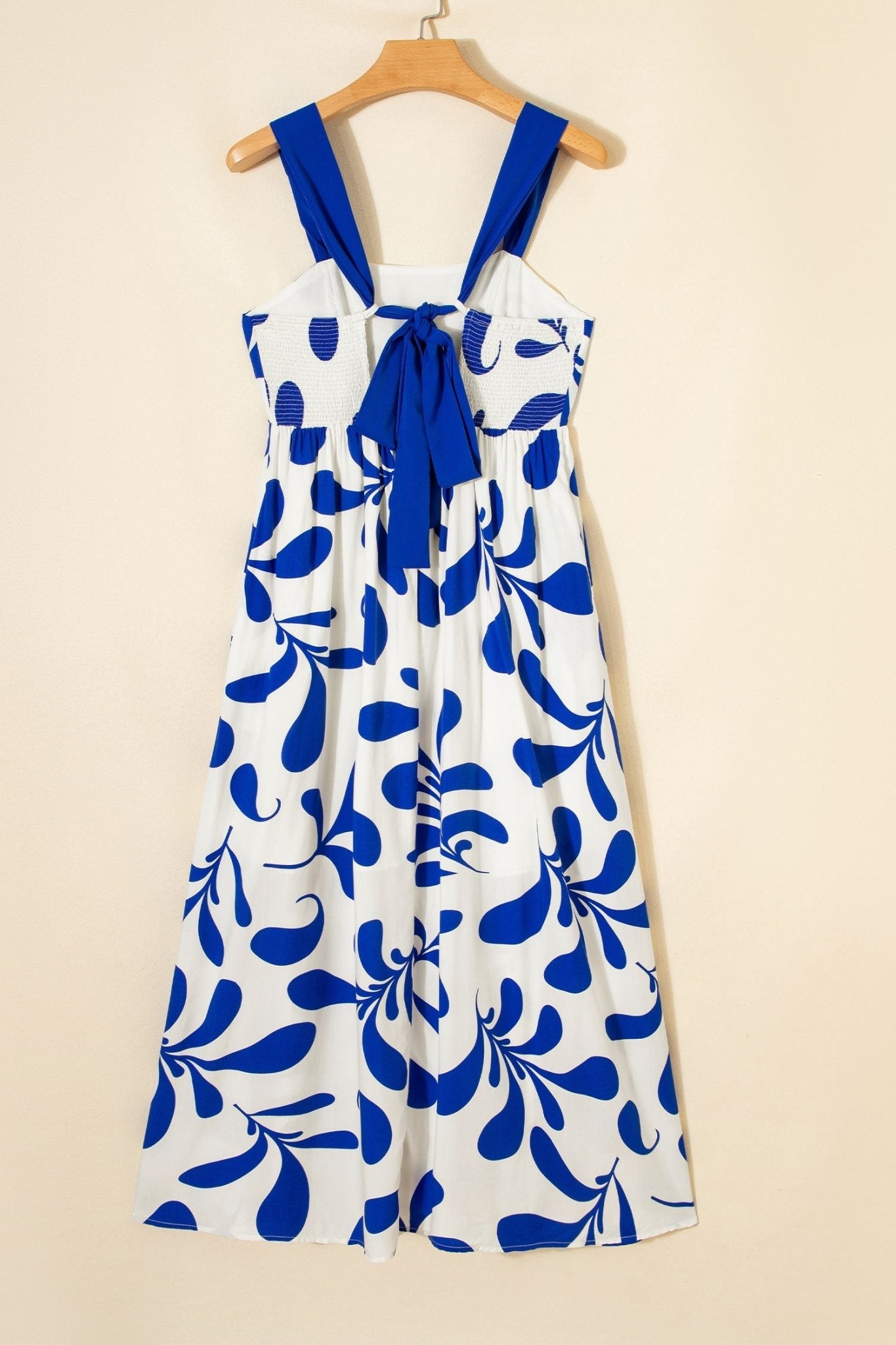 Floral Crisscross Tie-Back Sleeveless Maxi Dress - Rooted & Reckless Co.