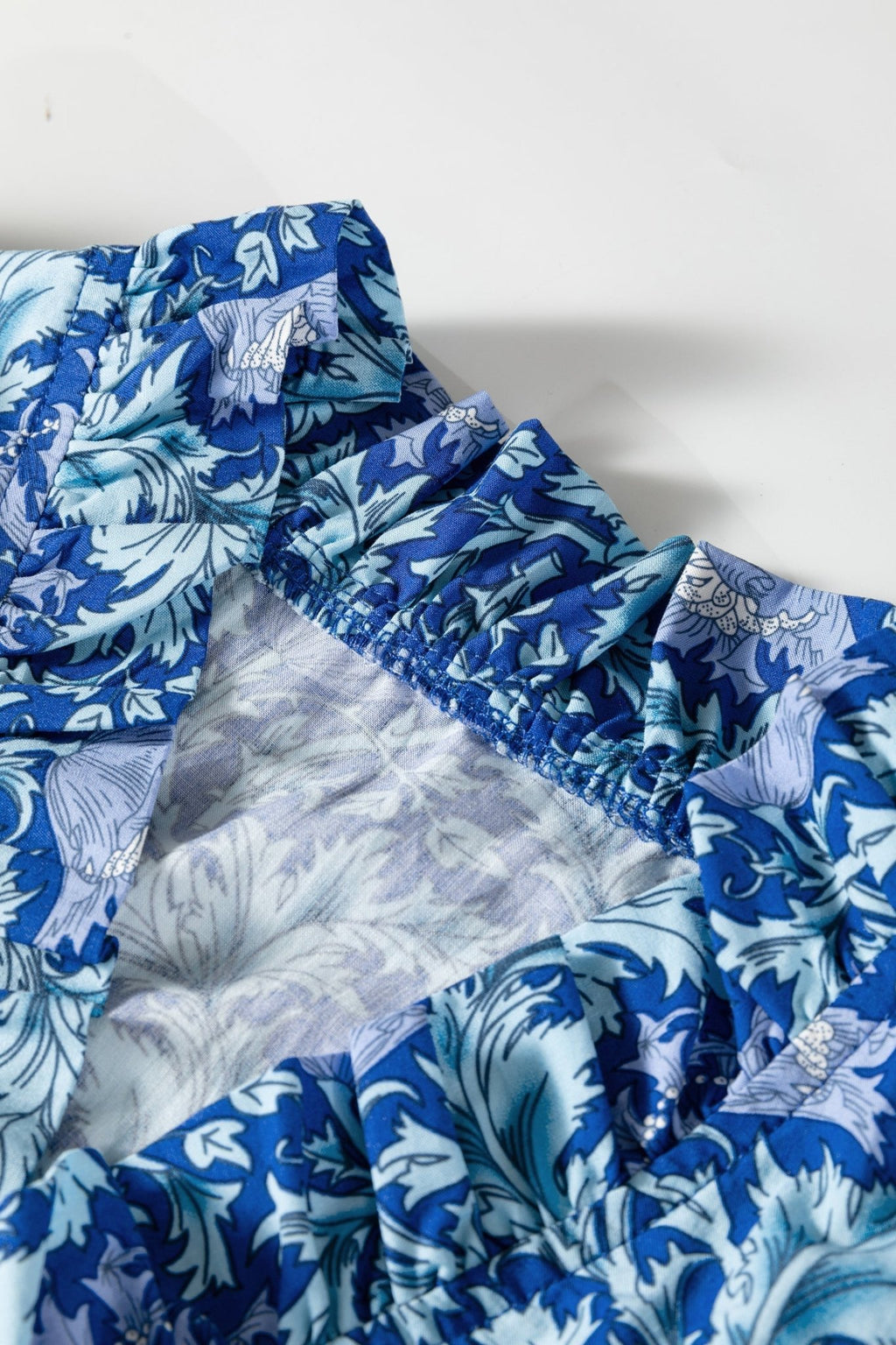 Floral Frilled V-Neck 3/4 Sleeve Midi Dress - Rooted & Reckless Co.