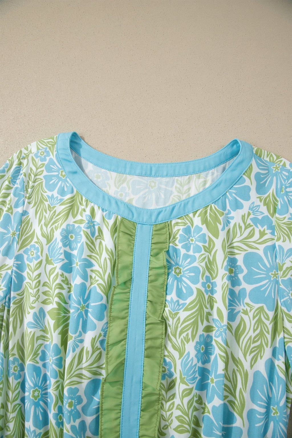 Floral High Waist Ruffle Mini Dress - Rooted & Reckless Co.