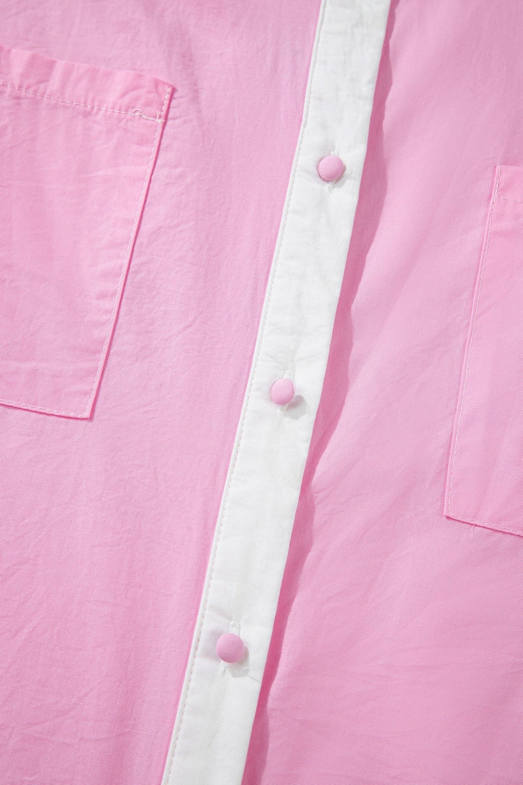 Floral Hollow Out Contrast Patchwork Shirt - Rooted & Reckless Co.