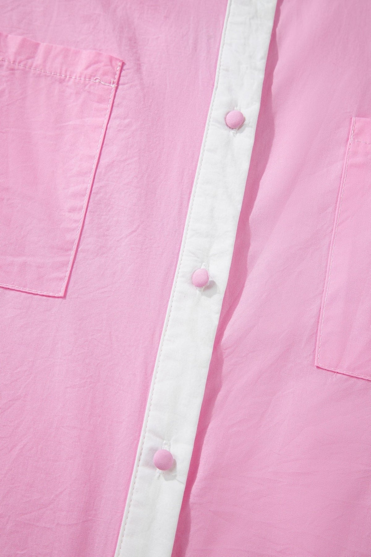 Floral Hollow Out Contrast Patchwork Shirt - Rooted & Reckless Co.