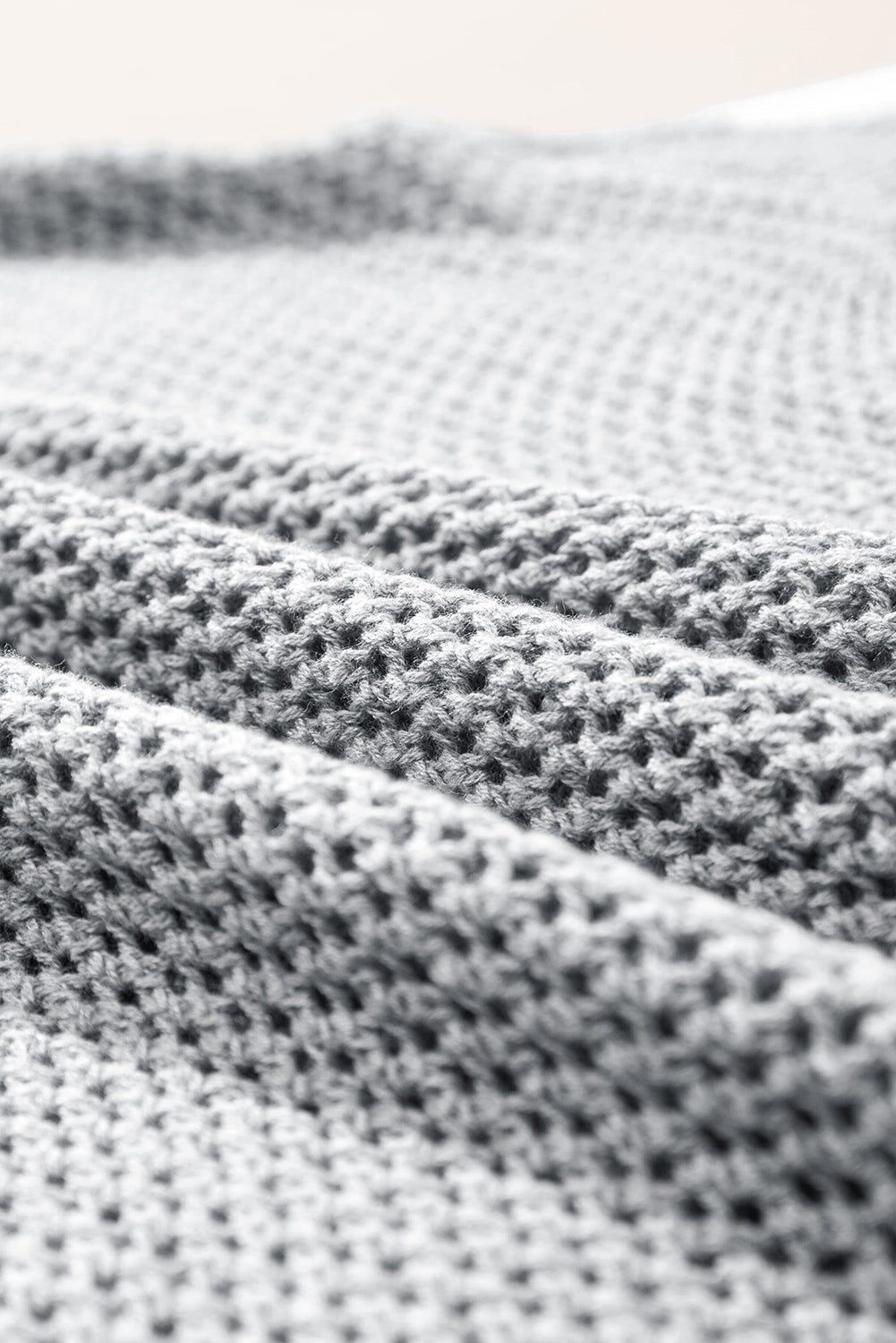 Floral Hollowed Knit Drop Shoulder Pullover Sweater - Rooted & Reckless Co.