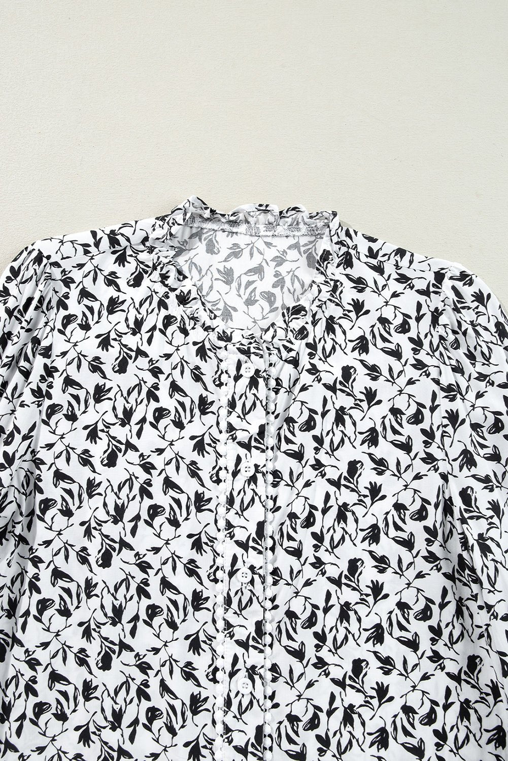 Floral Lace Puff Sleeve Top - Rooted & Reckless Co.