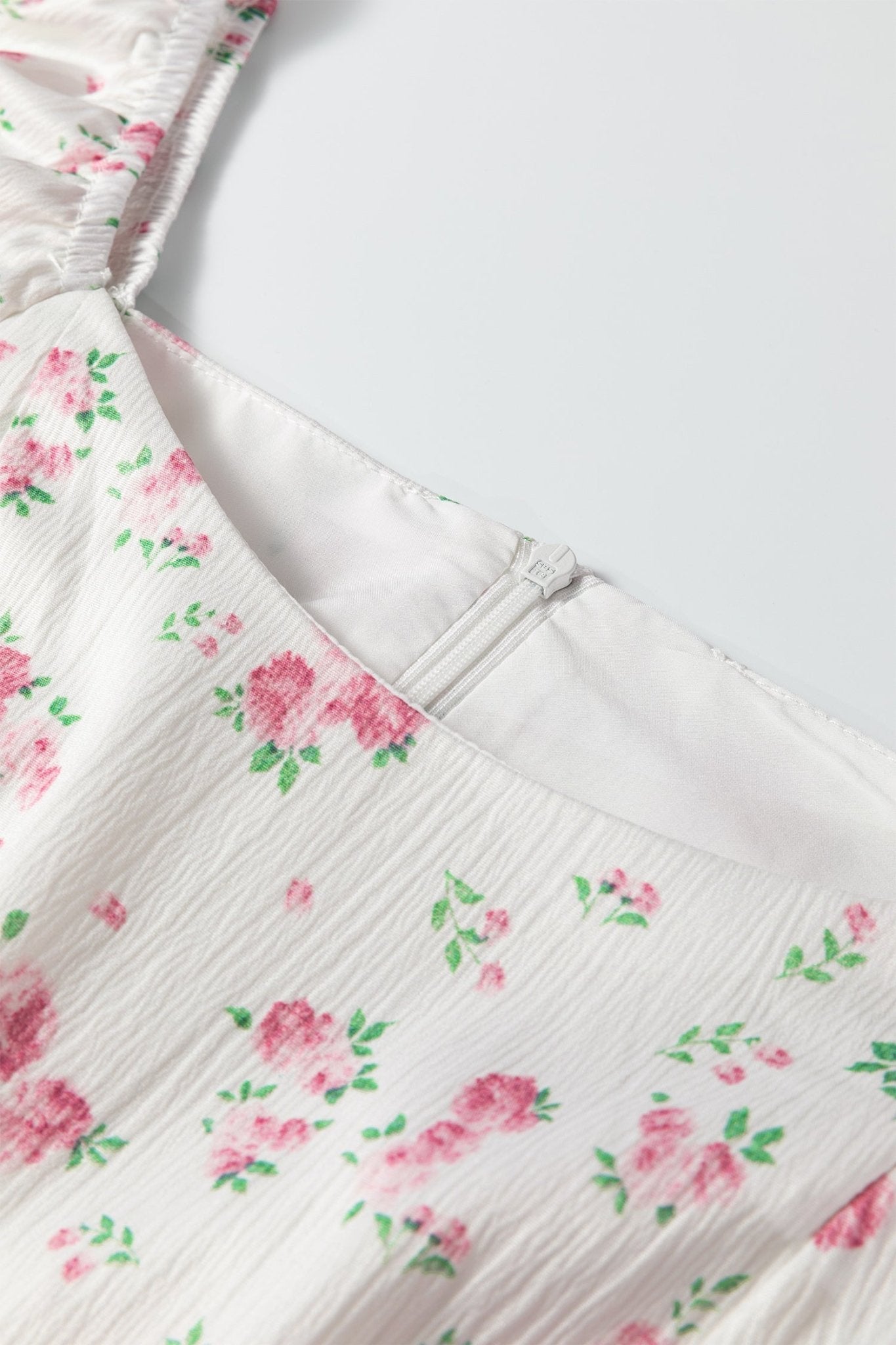 Floral Long Sleeve Ruffle Flared Mini Dress - Rooted & Reckless Co.