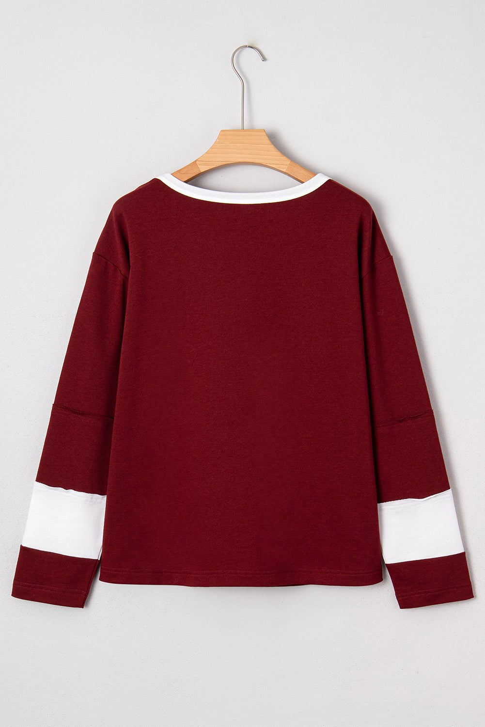 Floral Patch Long Sleeve Crewneck Top - Rooted & Reckless Co.