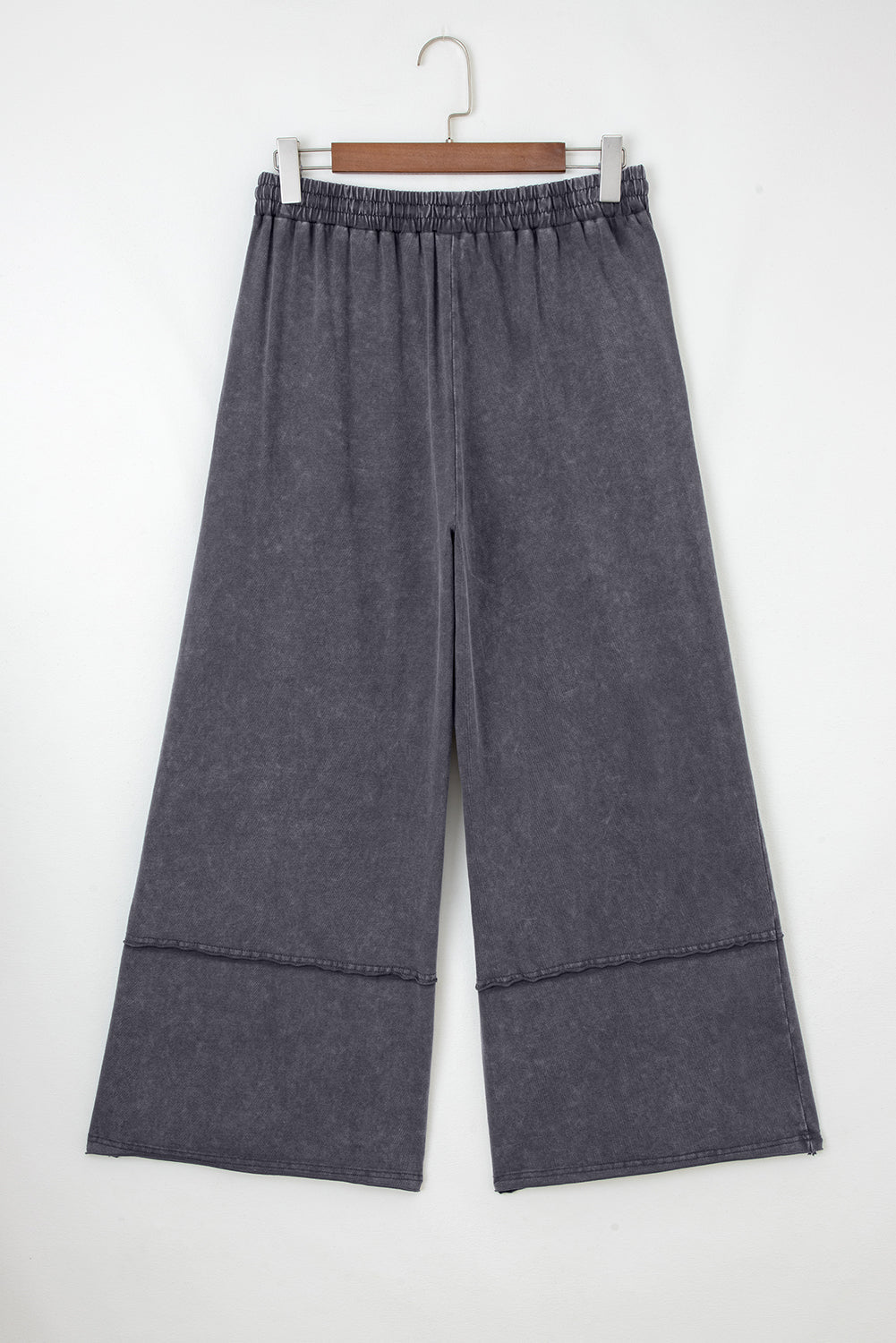 Floral Patch Mineral Wash Terry Knit Pants - Rooted & Reckless Co.
