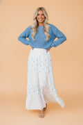 Floral Patchwork High Waist Tiered Maxi Skirt - Rooted & Reckless Co.