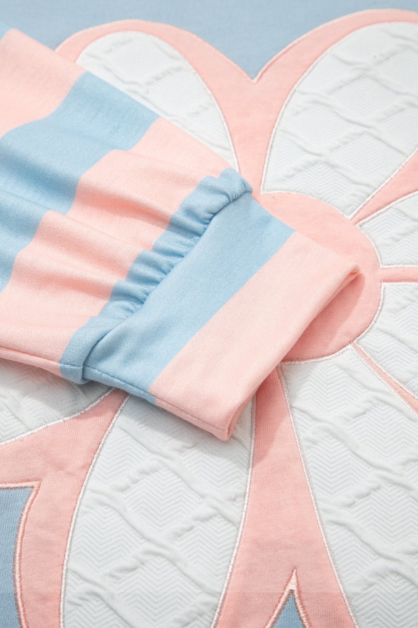Floral Patchwork Stripe Long Sleeve Top - Rooted & Reckless Co.