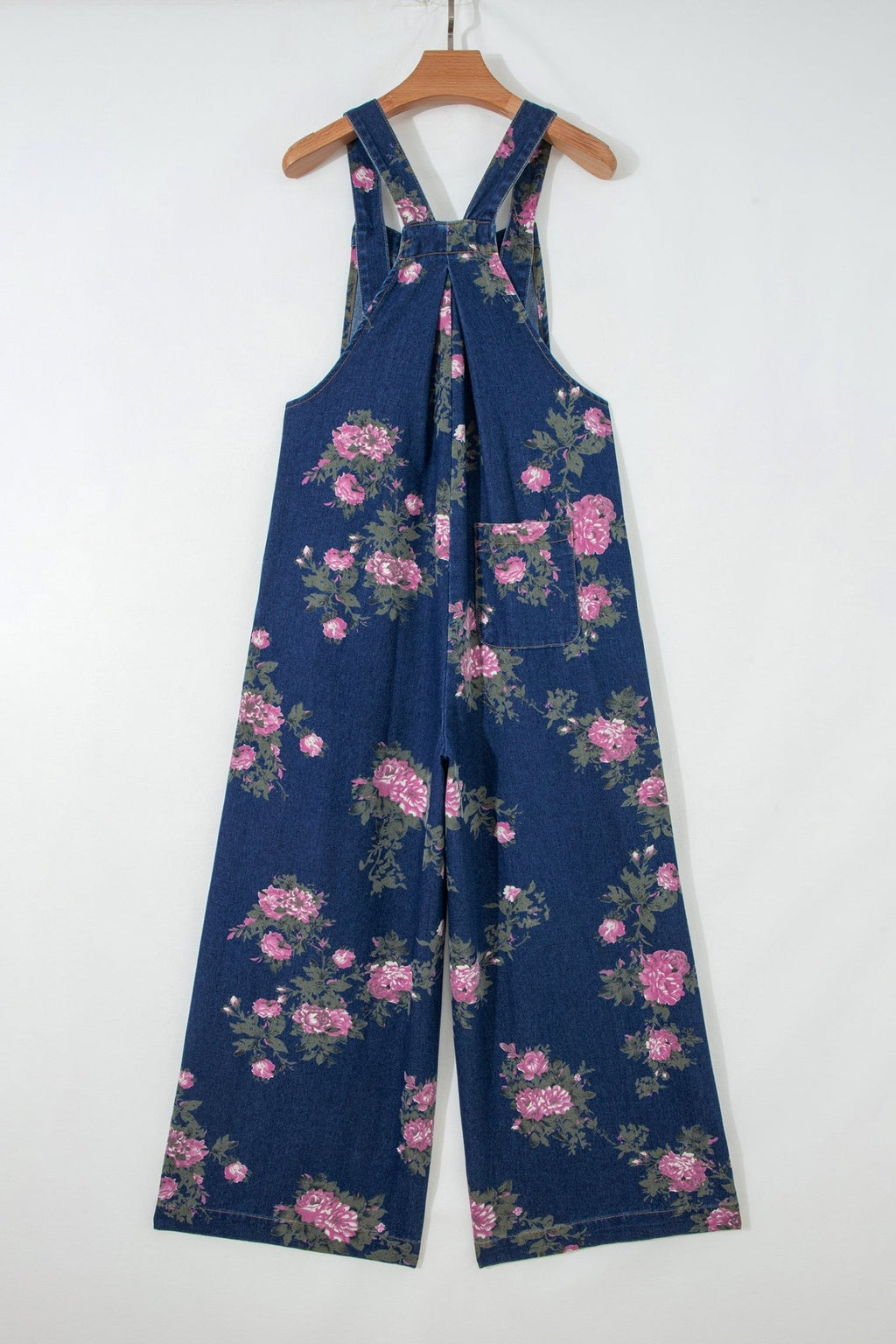 Floral Pleated High Waist Wide Leg Jumpsuit - Rooted & Reckless Co.