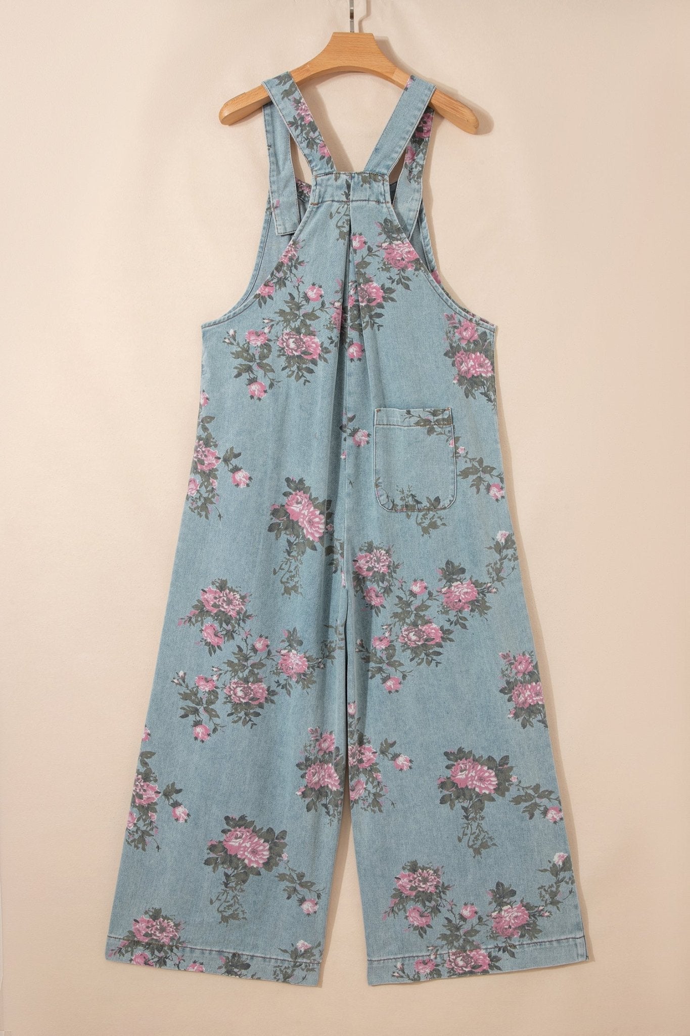 Floral Pleated High Waist Wide Leg Jumpsuit - Rooted & Reckless Co.