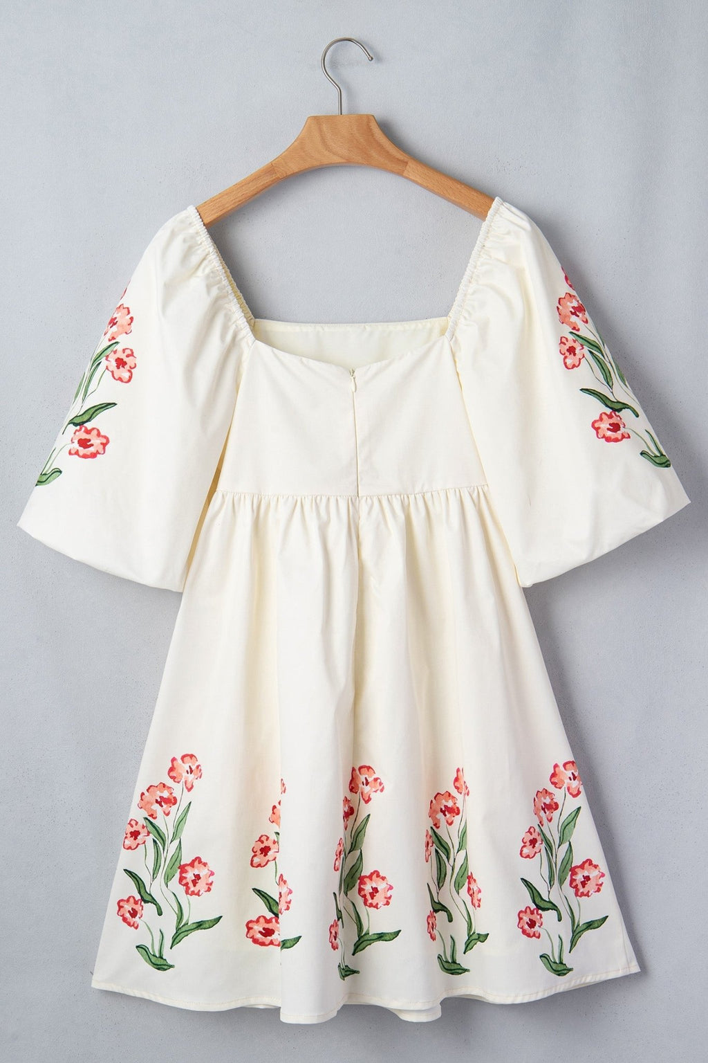 Floral Puff Sleeve Babydoll Dress - Rooted & Reckless Co.
