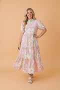 Floral Puff Sleeve Ruffle Tiered Maxi Dress - Rooted & Reckless Co.