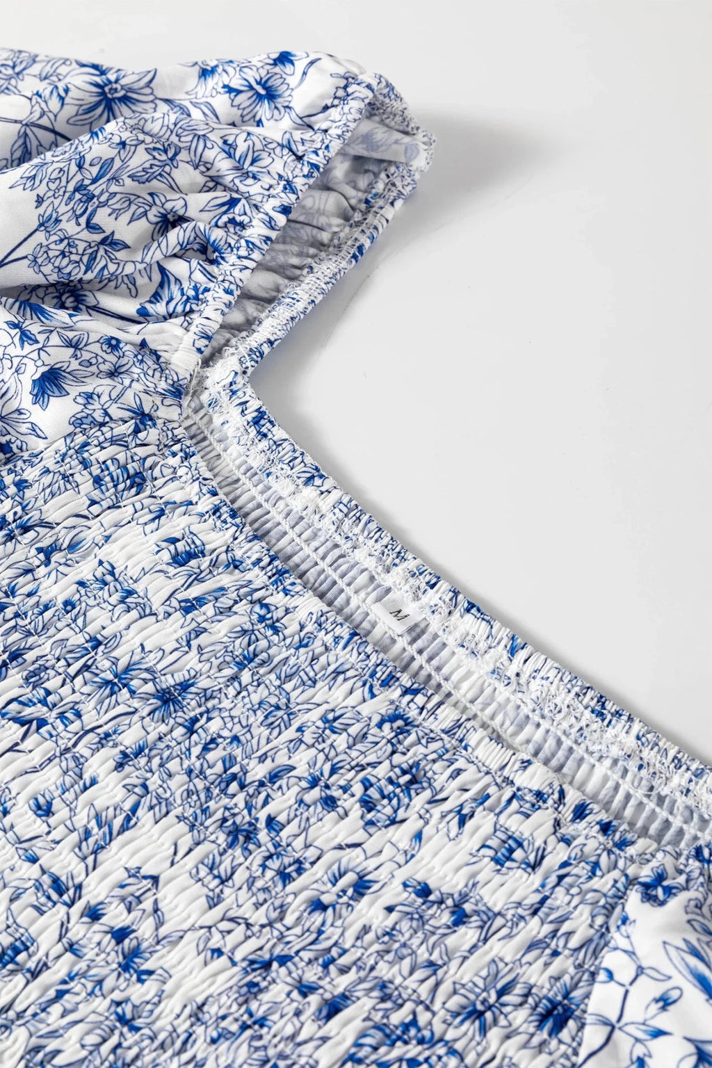Floral Ruffle Sleeve Square Neck Babydoll Blouse - Rooted & Reckless Co.