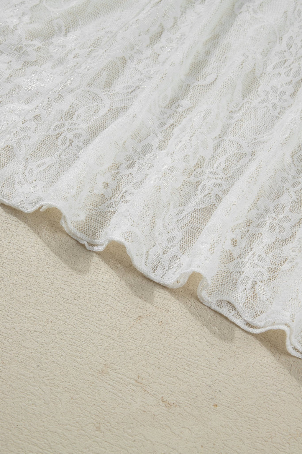 Floral Sheer Lace Flowy Maxi Skirt - Rooted & Reckless Co.