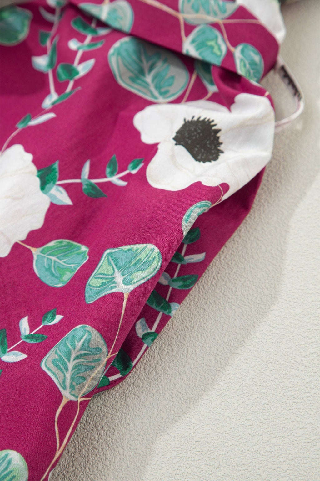 Floral Short Puff Sleeve Belted Mini Dress - Rooted & Reckless Co.