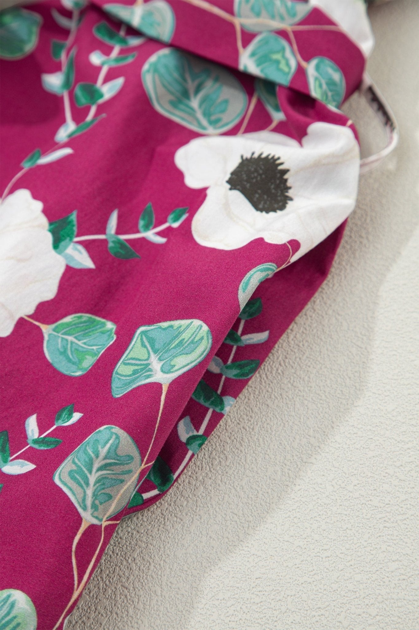 Floral Short Puff Sleeve Belted Mini Dress - Rooted & Reckless Co.