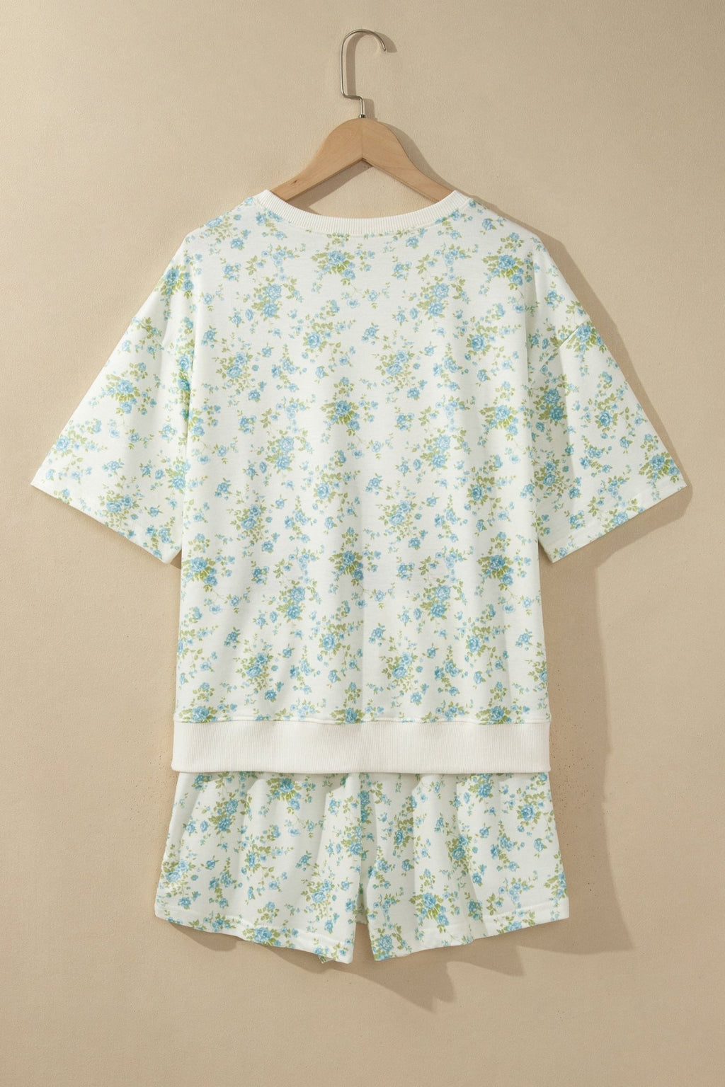 Floral Short Sleeve & Elastic Waist Short Sets - Rooted & Reckless Co.