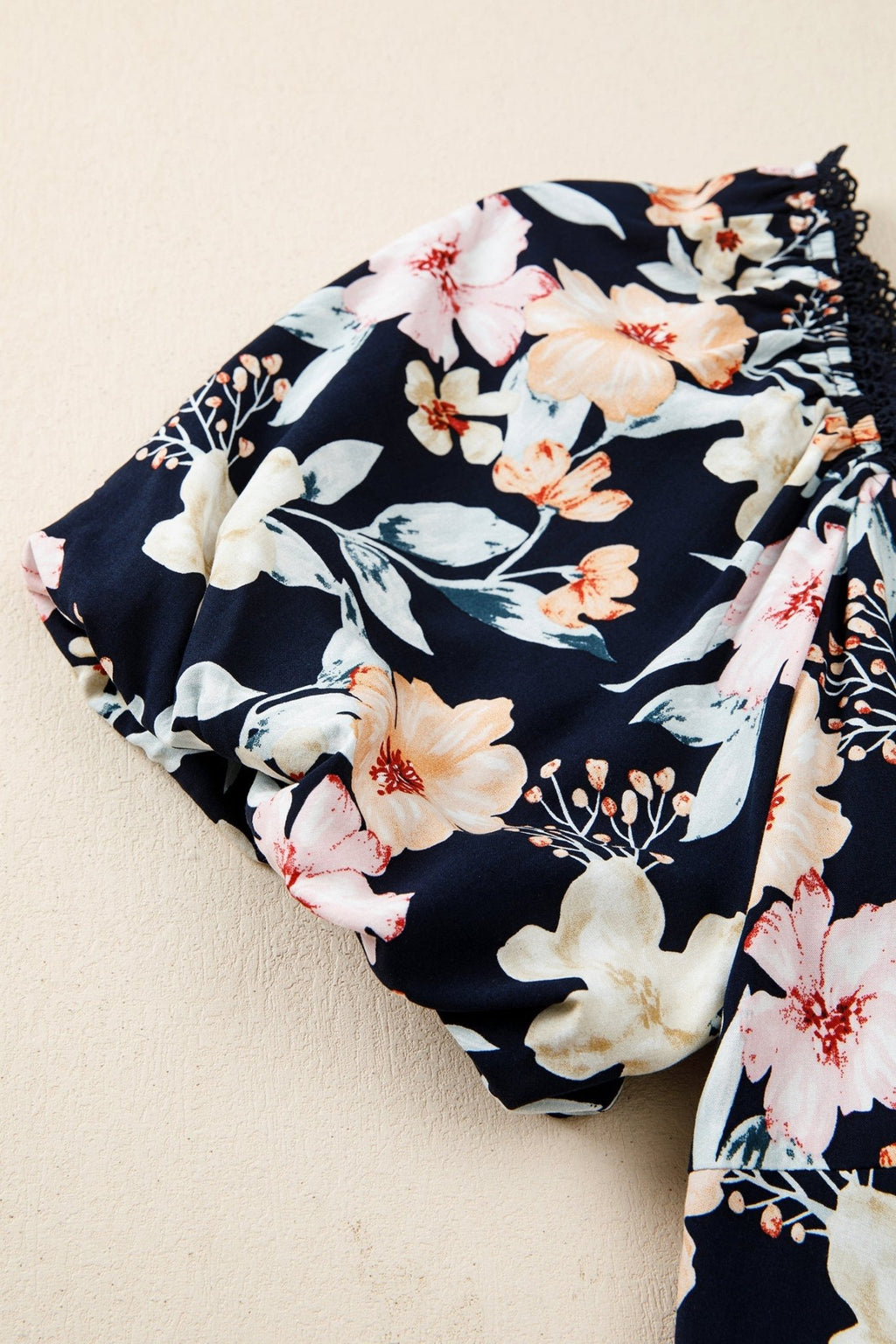 Floral Short Sleeve Smocked High Waist Maxi Dress - Rooted & Reckless Co.