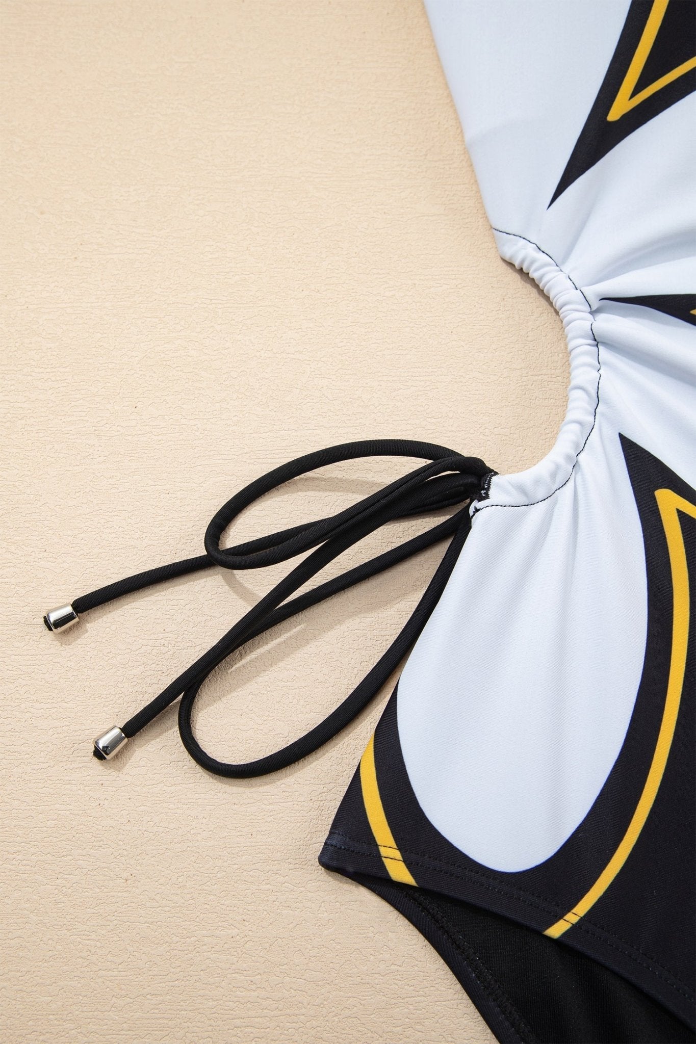 Floral Sleeveless Drawstring One-Piece Swimsuit - Rooted & Reckless Co.