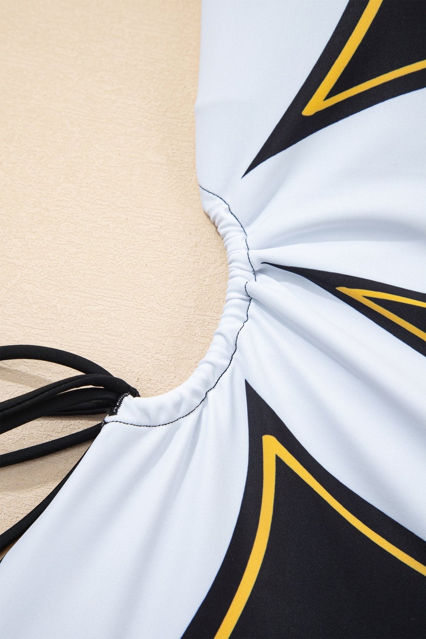 Floral Sleeveless Drawstring One-Piece Swimsuit - Rooted & Reckless Co.