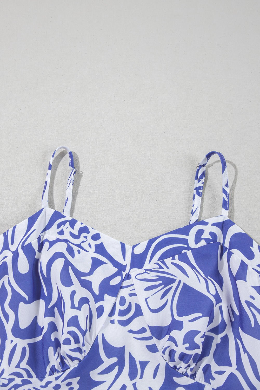 Floral Spaghetti Strap High-Waist Maxi Dress - Rooted & Reckless Co.